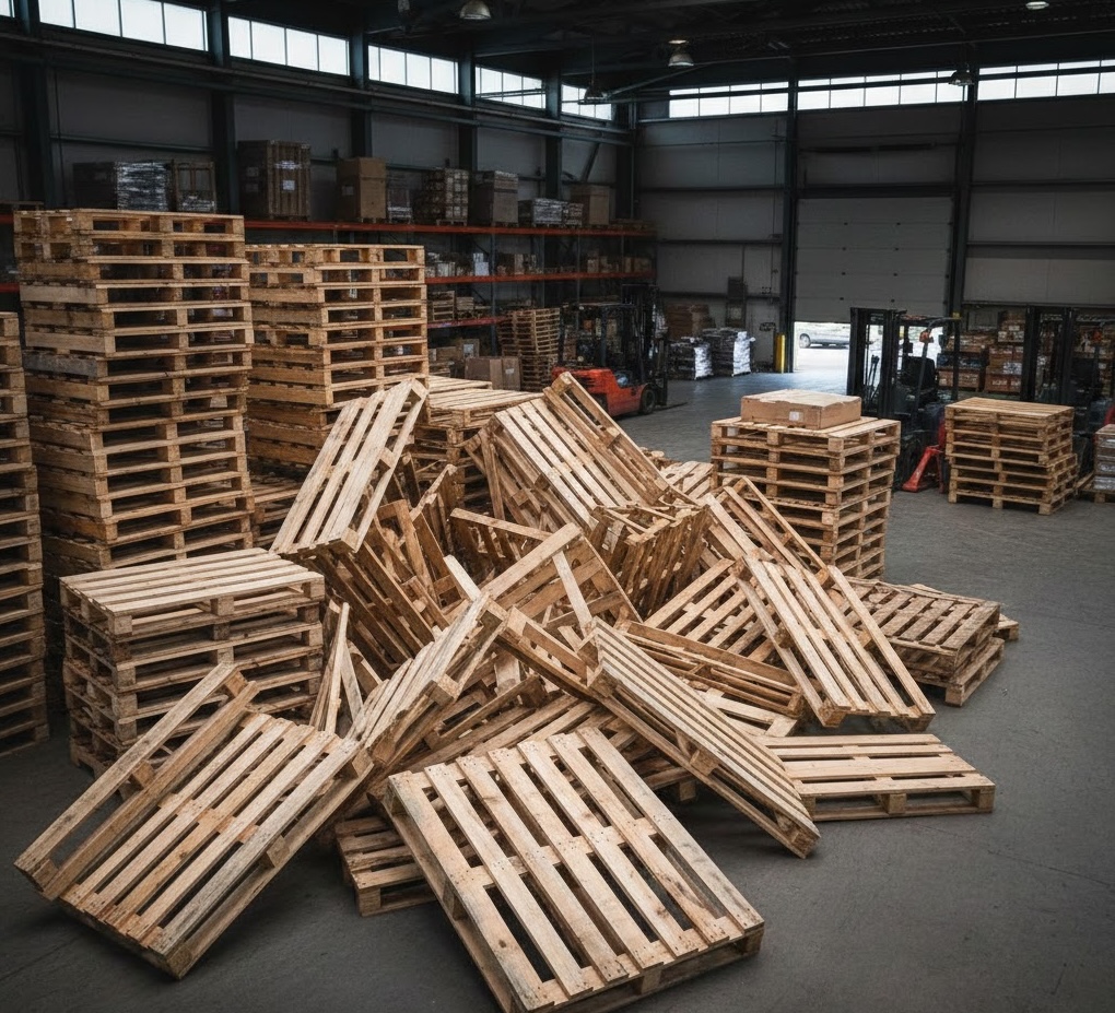 Pallet processing facility