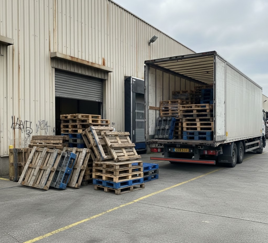 Pallet repair workshop